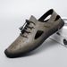 2025 Spring/Summer New Fashion Trend Baotou Foot Set Hollow Hole Shoes Summer Men's Outdoor Leather Sandals_vogvips.com
