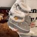 Snow Boots For Women, Winter Short Boots, Thick Soled Cotton Shoes_vogvips.com