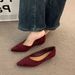 French Style Niche Brown Single For Women 2025 Spring And Autumn Wedge Elegant Pointed Commuting Evening Granny Shoes_vogvips.com