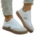 Plus-size Women's German Training Shoes 2025 Spring And Autumn New Flat White Shoes Classic Casual Sports Sneakers Women's Single Shoes_vogvips.com