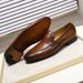 Classic Slip-On Casual Top Layer Cowhide Wedding Banquet Men's Guangzhou Leather Shoes_vogvips.com