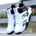 Autumn And Winter PU Leather Men's Shoes High Top Thick Bottom Basketball Shoes Sports Shoes Lace Up Korean Fashion Men's Shoes_vogvips.com