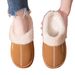 Ins Autumn Winter Cotton Women, Indoor And Outdoor Non-Slip Warm Non-Smelly EVA Furry Slippers For Men_vogvips.com