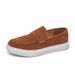 New Plus Size Suede For Men Fashion Show Slip-On Leather Shoes Men's Unique Business Casual Sneakers_vogvips.com
