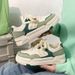 Thick-Soled White Sneakers For Women 2025 Spring Ins Trend Student Sports Wheat Ear Casual Korean Version Low-Top_vogvips.com