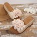 plus Size Women's Floral Platform Sandals Summer 2025 Thick Sole European Style Wedge Slippers for Ladies Size 43_vogvips.com