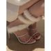 New Open-toe Rhinestone Mink Fur Snake-shaped Wrap-around Strap Sandals With Fairy-style Elegant Fluffy Stiletto High_vogvips.com