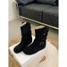 Inner Height Increase Versatile Slouch For Women 2025 Autumn Winter New Thick Sole Round Toe Suede Short Boots_vogvips.com