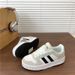 Women's Retro Fashion Sneakers Spring/Summer Casual Street Style Loaf Shoes Classic Student Ins Loafers_vogvips.com