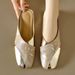 New Chinese Style National Style Closed-Toe Half Slippers 2025 Summer High-End Cool Slippers For Women Outdoor Flat Soft Sole Single Shoes_vogvips.com