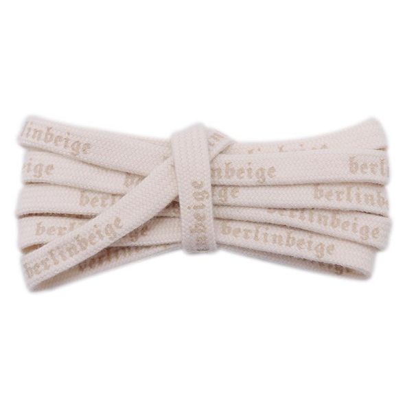 Shoelaces Warm-Toned Light Beige Flat Printed Shoelaces – Double-Sided Design For Canvas Shoes, Sneakers & Casual Footwear_vogvips.com
