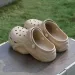 Women DIY Silver Butterfly-Knot Fashion Bow Decor Clogs Summer Spring Autumn Beach Sandals Cave Hole Garden Shoes_vogvips.com
