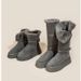 Women's Shoes Popular Version Snow Boots Cow Suede (grinding_vogvips.com