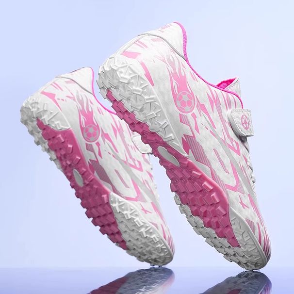 Soccer Shoes Soccer Cleats Football Boots Trainingshoes Youthsoccerboots A Pair Of Children's Soccer Spring And Autumn, Girls' TF Cleats For Elementar_vogvips.com