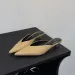 New Mule Shoes With French Pointed Fine Cat Heels Elegant Closed Toe Semi Slip Sandals Multifunctional Women's_vogvips.com