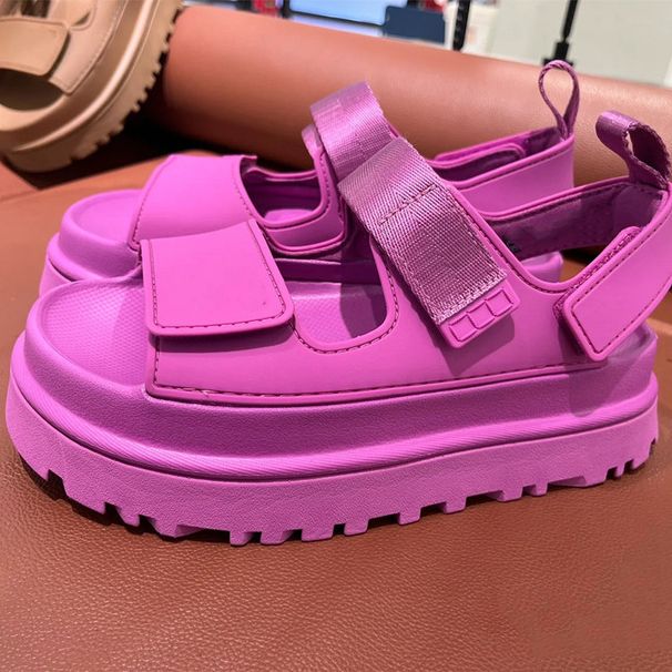 Women's Breathable Comfortable Sandals Rubber Sole Ergonomic Design Velcro Strap Beach Shoes For Long Term Standing And Commuting_vogvips.com