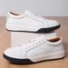 Round Head Lace-up First-layer Cowhide Board Shoes Men's Large Size One-pedal Driving Shoes Casual Loafers_vogvips.com