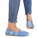 Large Size 2025 New Denim Bean Shallow Mouth One Foot Women's Singles Shoes_vogvips.com