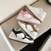 Cowhide Version ~ Jisoo Same Style Thick-Soled White Sneakers 2025 Early Spring New Casual Versatile Couple Sports_vogvips.com