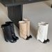 Women's Chunky Heel Round Toe Knee High Riding Boots In Black, White & Beige - Classic Style Slip-On Boots For All Seasons Khaki Long Boots_vogvips.com