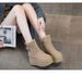 Thick-soled Small Snow Boots Women's Thick-soled Inner Height-increasing Short Boots Cold-proof And Hairy Casual Warm Women's Shoes_vogvips.com