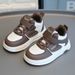New Girls' Small White Shoes High Top Boys' Casual Board Shoes Soft Soled Baby Shoes_vogvips.com