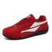 Men's Niche Racing Shoes Red Thin Soled German Training Ballet Flat Spring Summer Versatile Style 4 Cm Height Increase SC02_vogvips.com