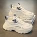 Men's Summer Mesh Breathable Youth Sports Non-Slip Casual Thick Sole Height Increasing Running White Dad Trend Shoes_vogvips.com