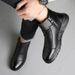 European Warm Series Martin For Autumn And Winter, Snow Casual Shoes, Men's Zipper Work Ankle Boots, Cotton Boots_vogvips.com