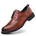 Euro Step Autumn Height Increasing Carved Brogue Business Formal Genuine Casual Men's Leather Groom Shoes_vogvips.com
