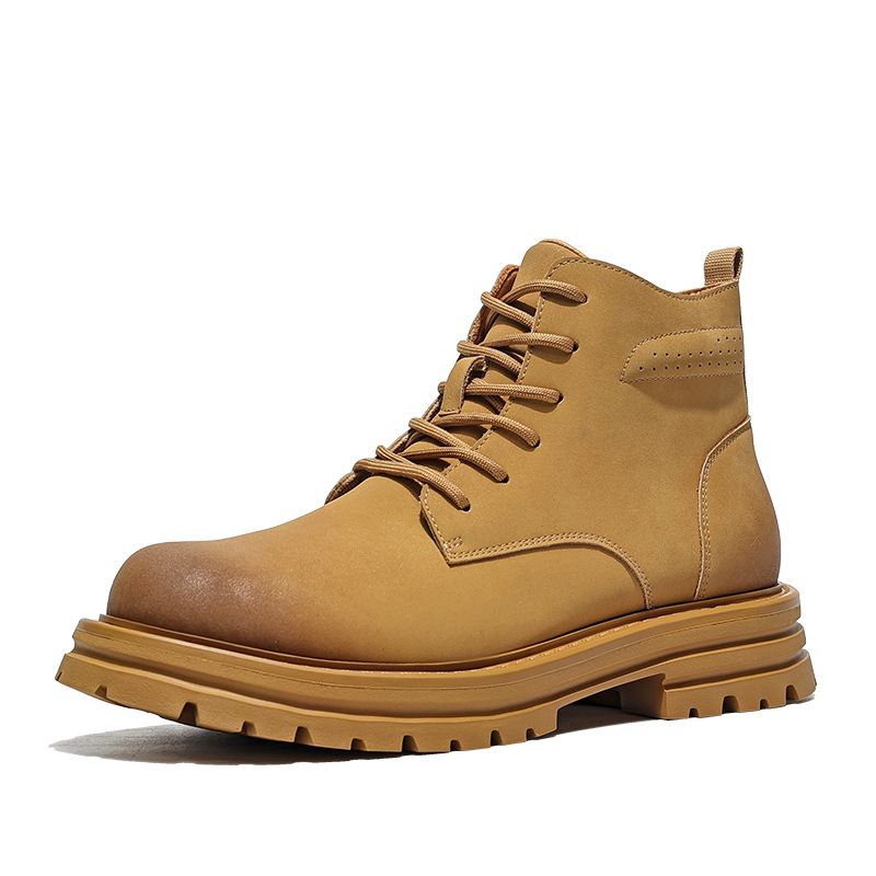 Martin Boots Retro Comfortable Casual Men's Shoes Heightening Tooling Boots_vogvips.com