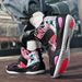 Basketball Shoes Autumn And Winter Mandarin Duck Basketball Shoes Men's Leather Breathable High Top Sports Shoes Non Slip Student Training Shoes_vogvips.com
