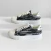 Okimoz Casual Running Sneaker Designer Shoes Black White Abstract Print Platform Sneakers Big Size_vogvips.com