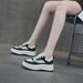 Women's Thick-Soled White Sneakers 2026 Spring New Trend Internet Celebrity Style Casual Fashion Versatile Student Shoes_vogvips.com