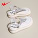 Double Star Bate Rhinestone Flat-Toe Clip-On Sandals For Women 2025 Summer Outdoor Wear Niche Fashion High-End Design To_vogvips.com