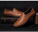 Large Size Three-dimensional Bark Pattern First Layer Doudou Men's Shoes Casual Driving Walking Men's Shoes_vogvips.com