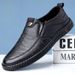 Versatile Business Casual Slip-On Leather Shoes for Middle-Aged And Elderly Men Lightweight Non-Slip Breathable Soft Soled_vogvips.com