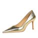 3391-A7 Retro European And American Style Women's Party Shoes, Thin High Heel, Shallow Mouth, Pointed Toe, Spring New_vogvips.com