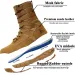 LAHORS® Lightweight Suede Leather Tactical Combat Boot Men Outdoor Hiking Desert Army Shoes Breathable Male Ankle Boots_vogvips.com