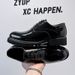Retro Dress Business Casual Leather Shoes Business Commuter Bright Leather Oxford Shoes Dress Wedding Shoes_vogvips.com