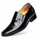 Euro Step REEHEMES Business Small Size Formal Height Increasing 6cm Men's Shiny Leather Wedding Shoes_vogvips.com