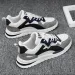 Mens Retro Color Block Casual Sneakers Breathable Comfortable Non Slip Thick Sole Walking Shoes For Daily Streetwear And_vogvips.com
