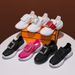 24 New Rody's Style Rhinestone Square Buckle Dad Thick Sole Height Increasing Sneakers Fashion Women's Single Shoes_vogvips.com