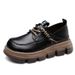 In-stock British-style Thick-soled Lace-up Soft Leather Versatile Casual Loafers 2025 Summer New Women's Shoes_vogvips.com