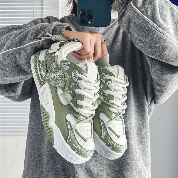 Men’s Shoes Popular Online Models, Thick Soled, Versatile, Breathable Sports Shoes, Casual, Youth Height Enhancing, Niche Trendy Shoes_vogvips.com