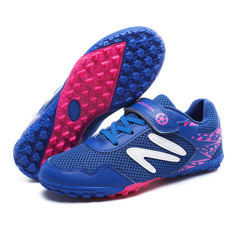 Children's Football Shoes Lace-free Low-top Broken Nails Student Competition Sports Shoes Youth Non-slip Training Shoes_vogvips.com