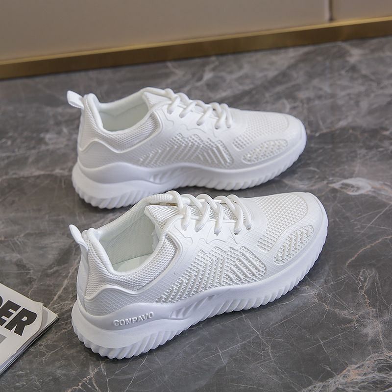 Sneakers Women's Breathable Daily Casual Shoes Dance Square Running Shoes_vogvips.com