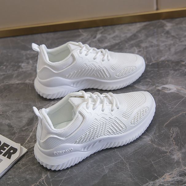 Sneakers Women's Breathable Daily Casual Shoes Dance Square Running Shoes_vogvips.com
