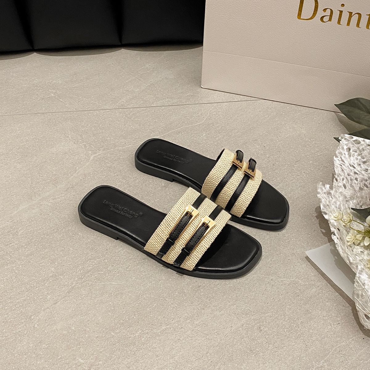 2026 New Flat Fairy Shoes 2025 New Summer Outdoor Beach Sandals To Match Dresses_vogvips.com
