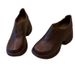 2026 New 8Cm Simple Versatile Round-Toe Elastic Deep-Cut Women's , New Autumn And Winter Vintage Thick-Soled Casual Leather_vogvips.com